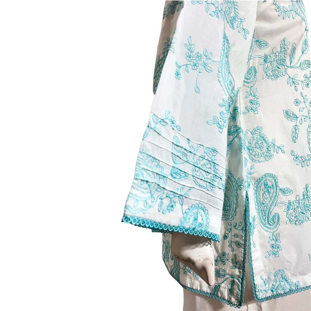 Fleur Chikankari Lawn shirt