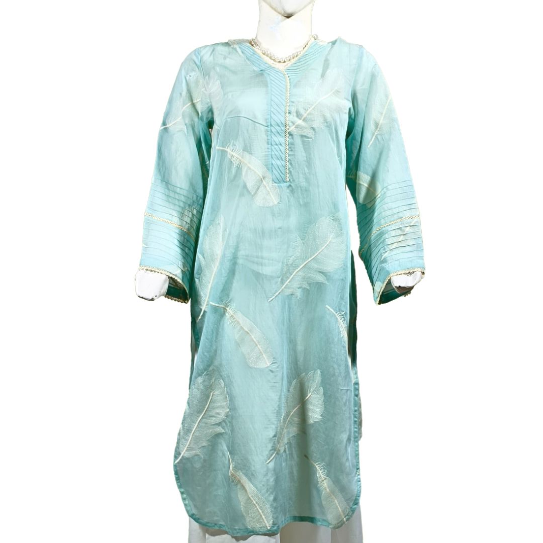 Skyweave Chikankari Lawn shirt
