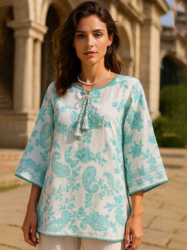 Fleur Chikankari Lawn shirt