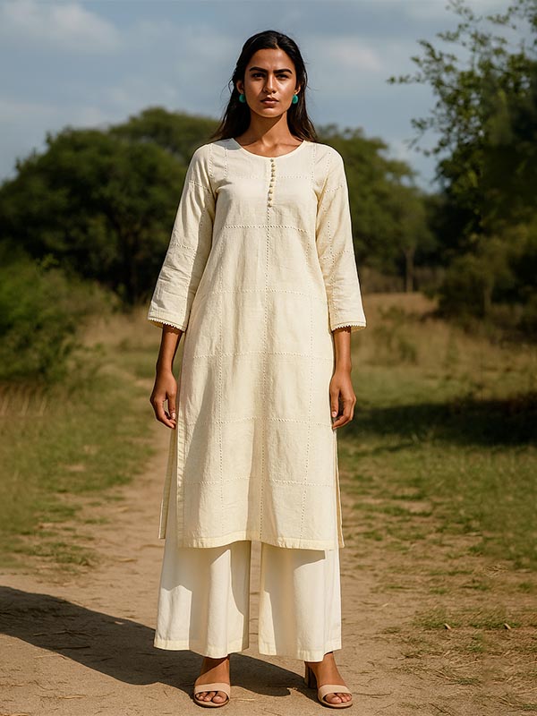 Sira Chikankari Lawn shirt