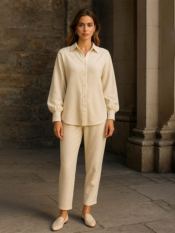 Beige bell set