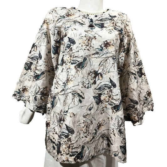 Bloomtide Chikankari Lawn shirt