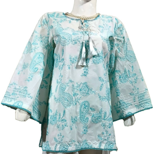 Fleur Chikankari Lawn shirt