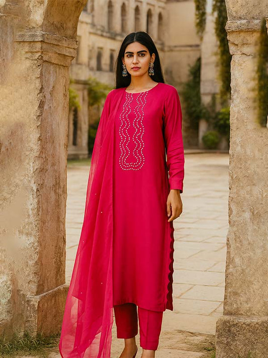 Luxury Lawn Silk 3 piece