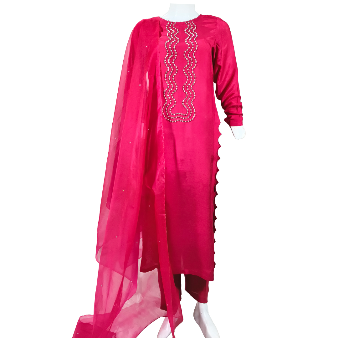 Luxury Lawn Silk 3 piece