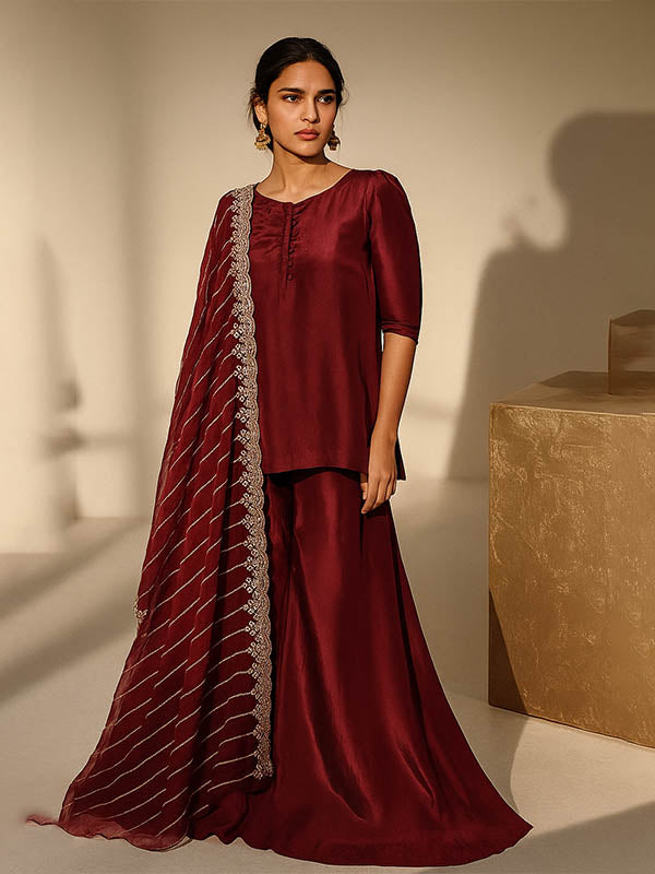 Luxury Tussel silk 3 piece