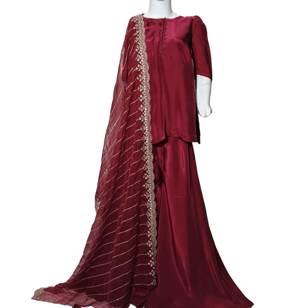 Luxury Tussel silk 3 piece