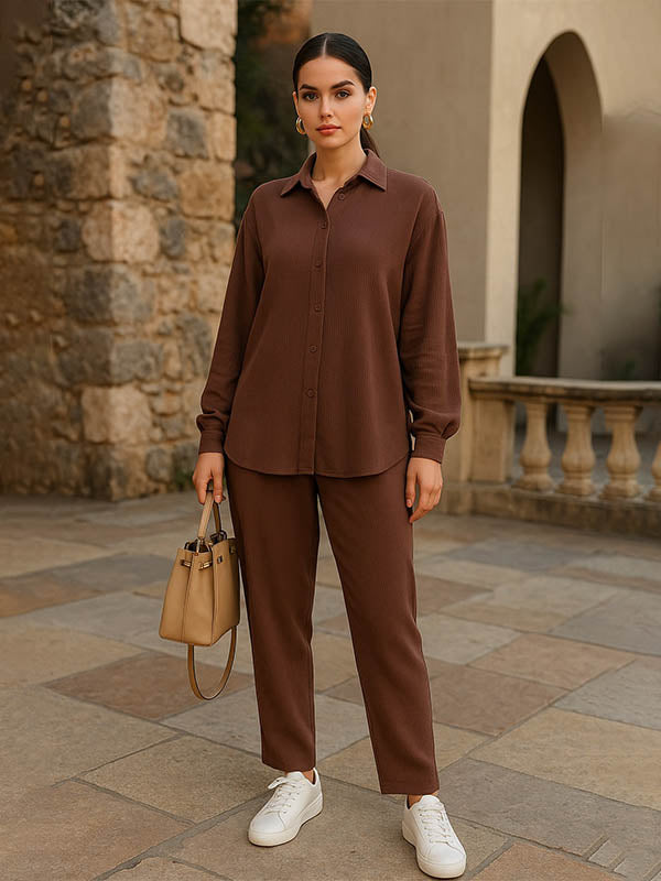 Midnight Chocolate Brown Co'Ord set