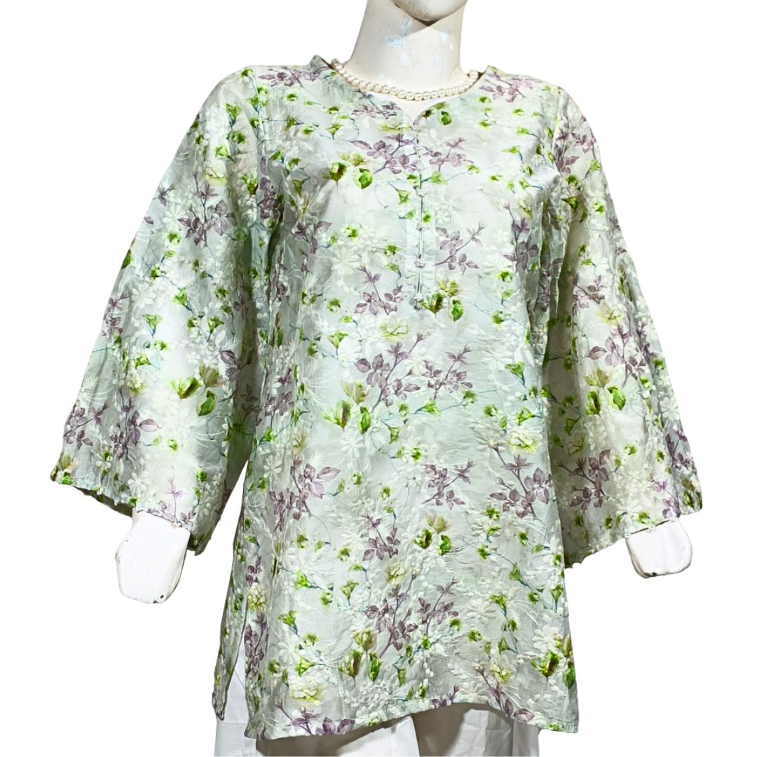 Summer sway chickenkari lawn shirt