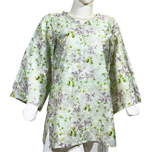 Summer sway chickenkari lawn shirt