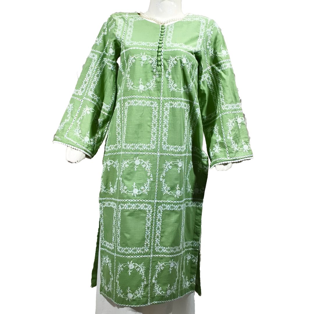 Breezy Embroidered Lawn Shirt